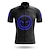 baratos Camisolas masculinas-21Grams Homens Camisa para Ciclismo Manga Curta Moto Camisa / Roupas Para Esporte Blusas com 3 bolsos traseiros Ciclismo de Montanha Ciclismo de Estrada Respirável Pavio Humido Secagem Rápida Tiras