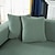 abordables Funda para asientos y reposabrazos de sofá-funda de cojín de asiento de sofá elástico funda elástica sillón de 2 plazas 4 o 3 plazas gris liso sólido suave duradero lavable