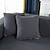 billige Sofa sæde og armlænets dækning-stretch sofa sædepudebetræk slipcover elastisk sofa lænestol loveeat 4 eller 3 personers grå ensfarvet solid blød holdbar vaskbar