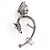 זול עגילים-חפתים אוזן עגילי מטפס For בגדי ריקוד נשים מפלגה חתונה ליל כל הקדושים סגסוגת דרקון