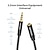 cheap Audio Cables-Vention Jack 3.5 Aux Extension Cable for Car Laptop Mini PC TV Xiaomi Huawei Stereo 3.5 mm Jack Headphone Speaker Cable Auxiliar