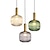 abordables Luces colgantes-Lámpara colgante led de 13 cm isla luz vidrio metal electrochapado estilo nórdico moderno 85-265v