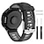 voordelige Horlogebandjes voor Garmin-Slimme horlogeband voor Garmin Forerunner 220/230/235/620/630/735XT Approach S20 S5 S6 Approach S20 / S6 / S5 Siliconen Smartwatch Band Ademend met verwijderingstool Sportband Vervanging Polsbandje