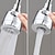 ieftine Robinete Sprayer-Extensie robinet chiuveta de bucatarie Pulverizator cu 2 moduri de 18 cm, prelungitor anti-stropire rotativ la 360 de grade cu cap de pulverizare aerator pivotant spuma si modul de ploaie pentru diametru de 22-24 mm
