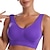cheap Women&#039;s Sports Bras&amp;Panties-Women&#039;s Shockproof Sports Bra Light Support Plus Size Bralette Removable Pad Nylon Spandex Yoga Fitness Gym Workout 10 Colors Breathable Lightweight Soft Padded