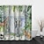 cheap Shower Curtains Top Sale-Shower Curtain with Hooks For Bathroom,Forest Tropical Rainforest Plant Animal Elephant Giraffe Print Modern Polyester Machined Waterproof Bathroom