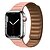 tanie Paski do zegarków Apple-Linka skórzana Kompatybilny z Pasek do zegarka Apple Watch Pętla Zapięcie magnetyczne Regulowany Prawdziwa skóra Wymienny pasek do zegarka na 49mm 45mm 44mm 42mm 41mm 40mm 38mm Sreies Ultra SE 8 7 6