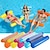 cheap Novelty Toys-1 pcs Summer Inflatable Foldable Floating Row Swimming Pool Water Hammock Air Mattresses Bed Beach Pool Toy Water Lounge Chair,Inflatable for Pool