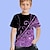 billige drenges 3d t-shirts-Drenge 3D Grafisk T-shirt Kortærmet 3D-udskrivning Sommer Forår Aktiv Sport Mode Polyester Børn 3-12 år udendørs Daglig Indendørs Regulær
