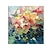 abordables Pinturas florales/botánicas-Pintura al óleo pintada a colgar Pintada a mano Cuadrado Abstracto Floral / Botánico Clásico Moderno Sin marco interior  (sin marco)