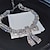 preiswerte Halsketten-Strass-Choker-Halskette Schleifenknoten voller Kristalle Halsketten Silber funkelnde Halskette Kette Schmuck Mode-Party-Accessoires für Frauen und Mädchen