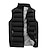 cheap Men&#039;s Downs &amp; Parkas-Men&#039;s Windbreaker Running Vest Gilet Quilted Full Zip Sleeveless Outerwear Casual Athleisure Winter Thermal Warm Waterproof Breathable Fitness Gym Workout Running Sportswear Activewear Solid Colored