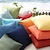 olcso Párnatrendek-1db puha plüss párnahuzat egyszínű cukorka színes többszínű egyszerű négyzet cipzár hagyományos klasszikus kültéri párna kanapé kanapéhoz