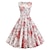 olcso 1950-es évek-Retró 1950-es Koktélruha mexikói A-Line ruha Virágos ruha Női Farsang Cinco de Mayo Fiesta Ruha