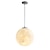 tanie Światła wiszące-30/35cm druk 3d wisiorek światła led globe design księżyc artystyczny styl home deco. kreatywna lampa wisząca