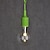baratos Luzes da ilha-10cm design único luz pingente colorida led de cabeça única barra moderna de plástico lâmpadas led 85-265v