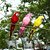 voordelige decoratieve tuinpalen-handgemaakte veer kunstmatige papegaai imitatie vogel model beeldje schuim vogels papegaai huis tuin decoratie ornament