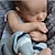 ieftine Păpuși Renăscute-Păpușă renăscută de 17,5 inci&amp;amp; jucărie pentru bebeluș băiețel păpușă renăscută saskia nou-născut realistă, realizată manual, simulare, cârpă din silicon, vinil cu haine și accesorii