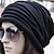 baratos Chapéu de gorro-Mulheres Chapéu Beanie / Slouchy Preto Marron Cinzento Ao ar livre Rua Dia a Dia Pregueado Cor Sólida Cor imaculada Portátil Da Moda