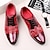 cheap Men&#039;s Oxfords-Men&#039;s Oxfords Derby Shoes Party Heels Party Collections Height Increasing Shoes Business British Christmas Party &amp; Evening Xmas PU Lace-up Black Red Blue Spring Fall