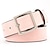 cheap Women&#039;s Belt-Women&#039;s Unisex PU Buckle Belt PU Leather Prong Buckle Plain Casual Classic Party Daily White Black Pink Red