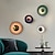 halpa Sisätilojen seinävalaisimet-moderni pohjoismainen sisäseinävalaisin led pyöreä design värikäs makuuhuone ruokasali olohuone metalli seinävalaisimet 220-240v