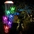Χαμηλού Κόστους Φώτα ηλιακής συμβολοσειράς-led ηλιακός άγγελος αέρας κουδούνι φως διακόσμηση κήπου δημιουργική τέχνη πολύχρωμα φώτα υπαίθρια κρεμαστά στολίδια εσωτερικού χώρου μενταγιόν δώρα
