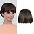 cheap Human Hair Pieces &amp; Toupees-Clip in Bangs Human Hair Bangs Hand Tied Bangs Fashion Clip-in Hair Extension Flat Bangs
