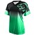 cheap Cycling Jerseys-21Grams Women&#039;s Downhill Jersey Short Sleeve Mountain Bike MTB Road Bike Cycling Green Purple Yellow Gradient Wolf Bike Spandex Polyester Breathable Quick Dry Moisture Wicking Sports Gradient Wolf