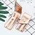 cheap Skin Care Tools-Stainless Steel Eyebrow Clip Set 2 Piece Set of Sharp And Flat Knife Eyebrow Clip Bevel Makeup Tool