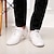 abordables Chaussures de danse d&#039;entraînement-Homme Salon Chaussures Modernes Chaussures de Salsa Danse en ligne Talon Lacet Talon Bas Lacet Noir Blanc