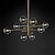 baratos Luzes pendentes-80/120 cm pingente de luz led lustre globo de vidro metal estilo artístico estilo moderno clássico 220-240v