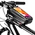 abordables Bolsas para cuadro de bici-WILD MAN 1 L Bolsa para Cuadro de Bici Pantalla táctil Reflexivo Impermeable Bolsa para Bicicleta Cuero de PU TPU EVA Bolsa para Bicicleta Bolsa de Ciclismo Ciclismo Ejercicio al Aire Libre