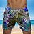 cheap Men&#039;s Swimwear &amp; Beach Shorts-Men&#039;s Swim Trunks Swim Shorts Board Shorts Swimwear 3D Print Elastic Drawstring Design Swimsuit Comfort Breathable Soft Beach Graphic Patterned Leopard Flower / Floral Designer Streetwear Hawaiian