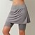 cheap Yoga Pants &amp; Bloomers-Women&#039;s High Waist Yoga Skirt 2 in 1 Bottoms Tummy Control Butt Lift Quick Dry Solid Color Black Gray Pink Yoga Fitness Gym Workout Summer Sports Activewear Stretchy Skinny / Athletic / Athleisure