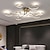 abordables Luces de techo regulables-Plafón led regulable estilo nórdico 142 cm círculo metal acabados pintados moderno 220-240v