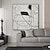cheap Abstract Paintings-Oil Painting Hand Painted Square Abstract Holiday Classic Modern Rolled Canvas (No Frame)