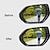 abordables Décorations/protections pour carrosserie-Film Starfire HD rétroviseur latéral de voiture film anti-buée étanche film de verre de fenêtre latérale peut protéger votre vision en conduisant les jours de pluie 2 pièces