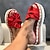 voordelige Damespantoffels &amp; slippers-Dames Sandalen Slippers Boho Espadrilles Sandalen met plateauzool Buiten Dagelijks Strand Effen Kleur Strik Plateau Platte hak Open teen Casual minimalisme Canvas Leegloper Donker Bruin Zwart Wit