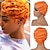 cheap Costume Wigs-Wig Finger Wave Wig Glueless Wear and Go Wig Short Syntheyic Curly Wigs for Black Women Nuna Wig 1920s Cosplay Costume Halloween Party Daily Use