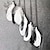 abordables Attrapeurs de rêves-attrape-rêves noir fait à la main cadeau lune tissé plume crochet fleur carillons éoliens ornement Tenture murale décor art boho style