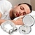 ราคาถูก ความสะดวกในการเดินทาง-10 PC Magnetic Anti snoring อุปกรณ์ซิลิโคน Anti Snore Stopper คลิปจมูกถาด Sleeping Aid apnea Guard Night อุปกรณ์กรณี