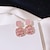 cheap Earrings-1 Pair Stud Earrings Earrings For Women&#039;s Gift Prom Date Imitation Diamond Alloy Geometrical Ear Jewelry