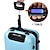 tanie Przybory kuchenne i gadżety-50kg/10g cyfrowa waga bagażowa elektroniczna przenośna walizka podróżna waży z podświetleniem elektroniczna podróżna waga wisząca pasek / hak opcjonalny