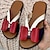 cheap Women&#039;s Slippers &amp; Flip-Flops-Women&#039;s Sandals Slippers Flat Sandals Outdoor Slippers Outdoor Daily Beach Summer Bowknot Flat Heel Open Toe Classic Casual Sweet Faux Leather Loafer Color Block Yellow Red Gold