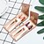 cheap Skin Care Tools-Stainless Steel Eyebrow Clip Set 2 Piece Set of Sharp And Flat Knife Eyebrow Clip Bevel Makeup Tool