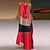 cheap Casual Dresses-Women‘s Swing Dress Strap Dress Color Block Pocket Multi Color Elegant &amp; Luxurious Round Neck Sleeveless Regular Summer White Dark Coffee Dark Gray Red