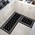 preiswerte Tisch- und Küchendekoration-Küchenmatte gepolsterte Anti-Ermüdungs-Küchenteppiche schwarze rutschfeste Küchenmatten und Teppiche ergonomische Komfort-Stehmatte für Küchenboden Bürowaschbecken Wäsche