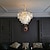 ieftine Candelabre-Candelabru cu design unic de 60 cm led cristal lux lampă modernă de artă living restaurant 110-120v