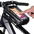 billige Tasker til cykelstel-WILD MAN 1.2 L Taske til stangen på cyklen Berøringsskærm Reflekterende Vandtæt Cykeltaske PU Læder TPU EVA Cykeltaske Cykeltaske Cykling Udendørs Træning